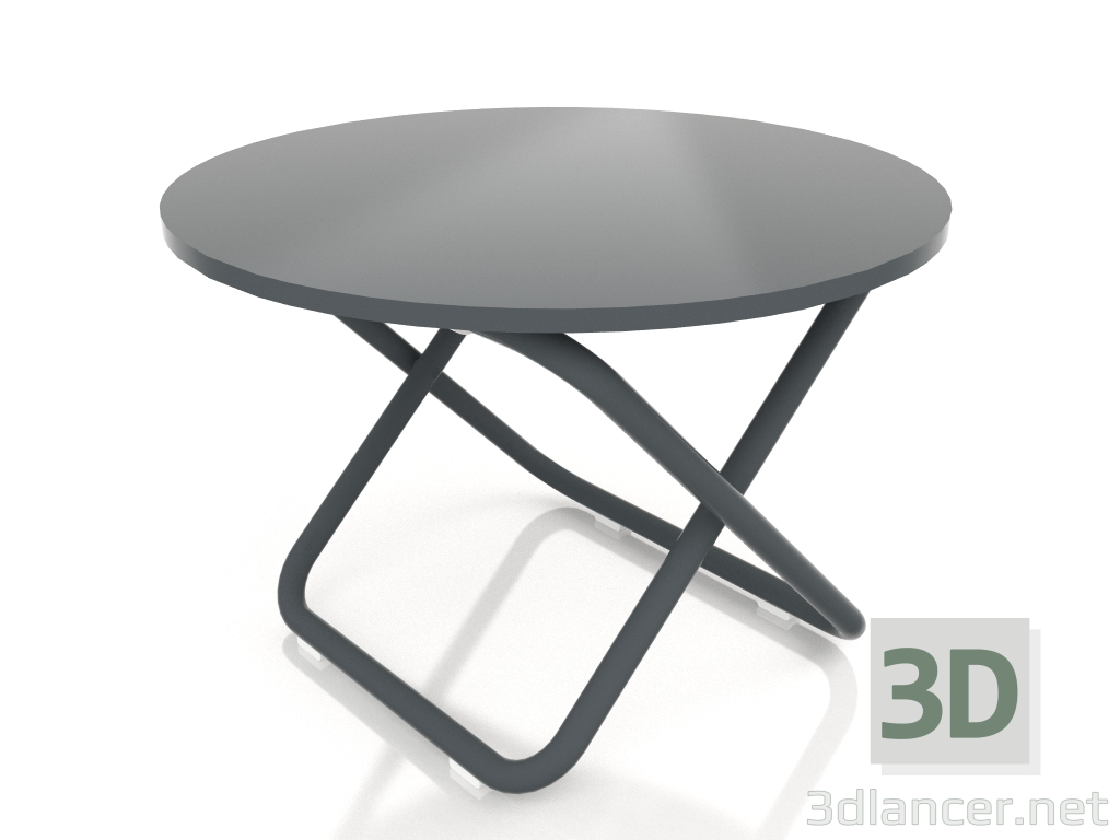 3d model Mesa baja Ø60 (Antracita) - vista previa