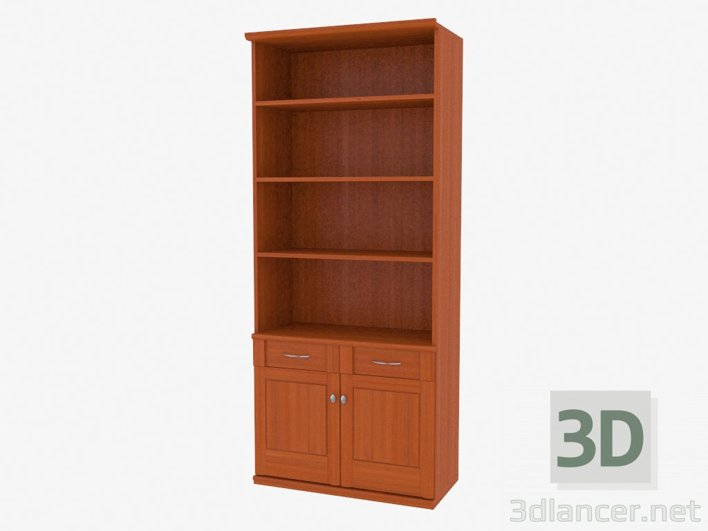 3D Modell Bücherregal (9701-22) - Vorschau