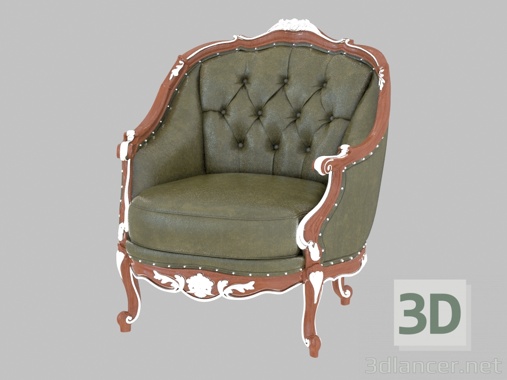 3d model Sillón Villa Venezia (11425) - vista previa