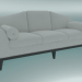 3d model Sofa Belfast triple - preview