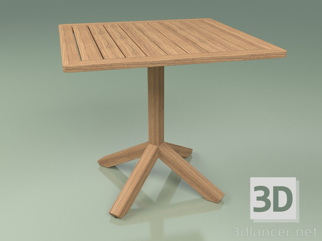 3d модель Стол 001 (Teak) – превью