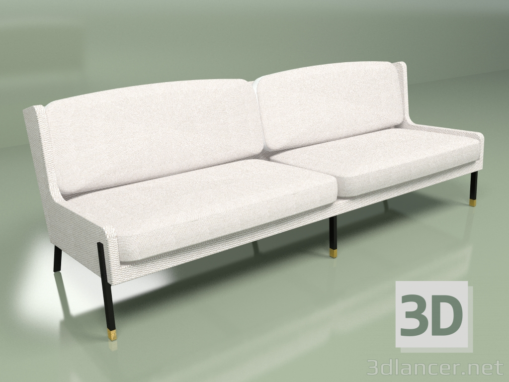 3d model Sofá Blink longitud 232 - vista previa