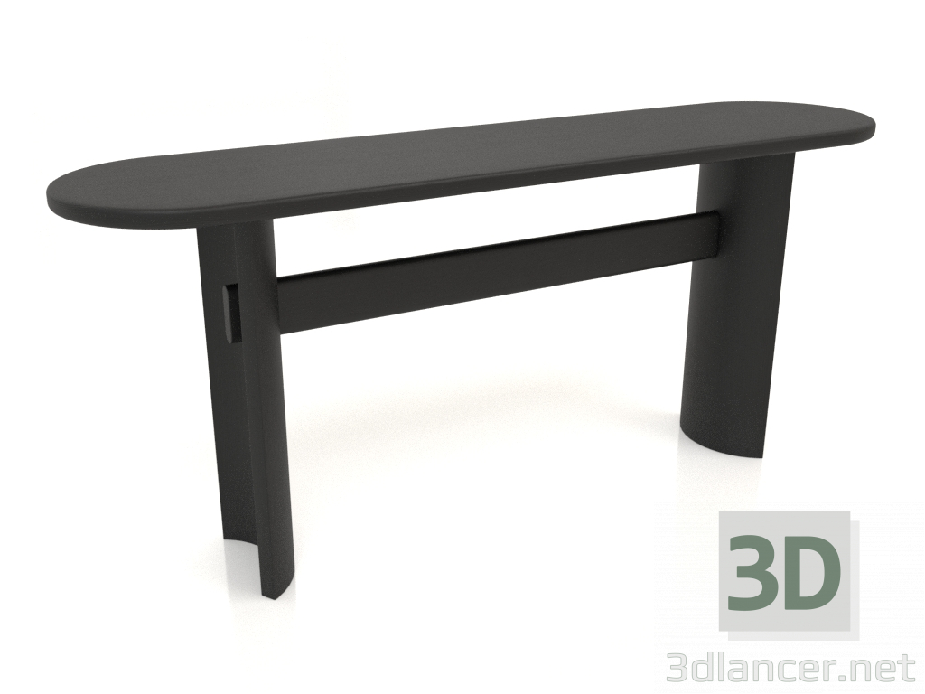 modello 3D Consolle KT 04 (1600x400x700, legno nero) - anteprima