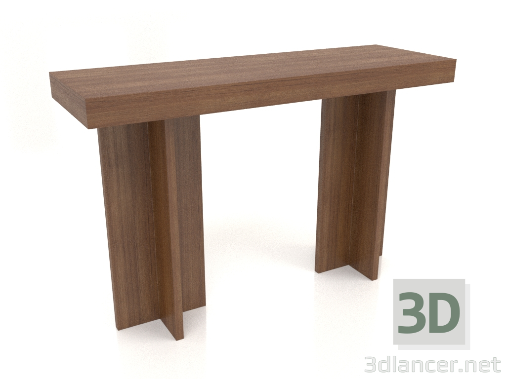 modello 3D Consolle KT 14 (1200x400x775, legno marrone chiaro) - anteprima