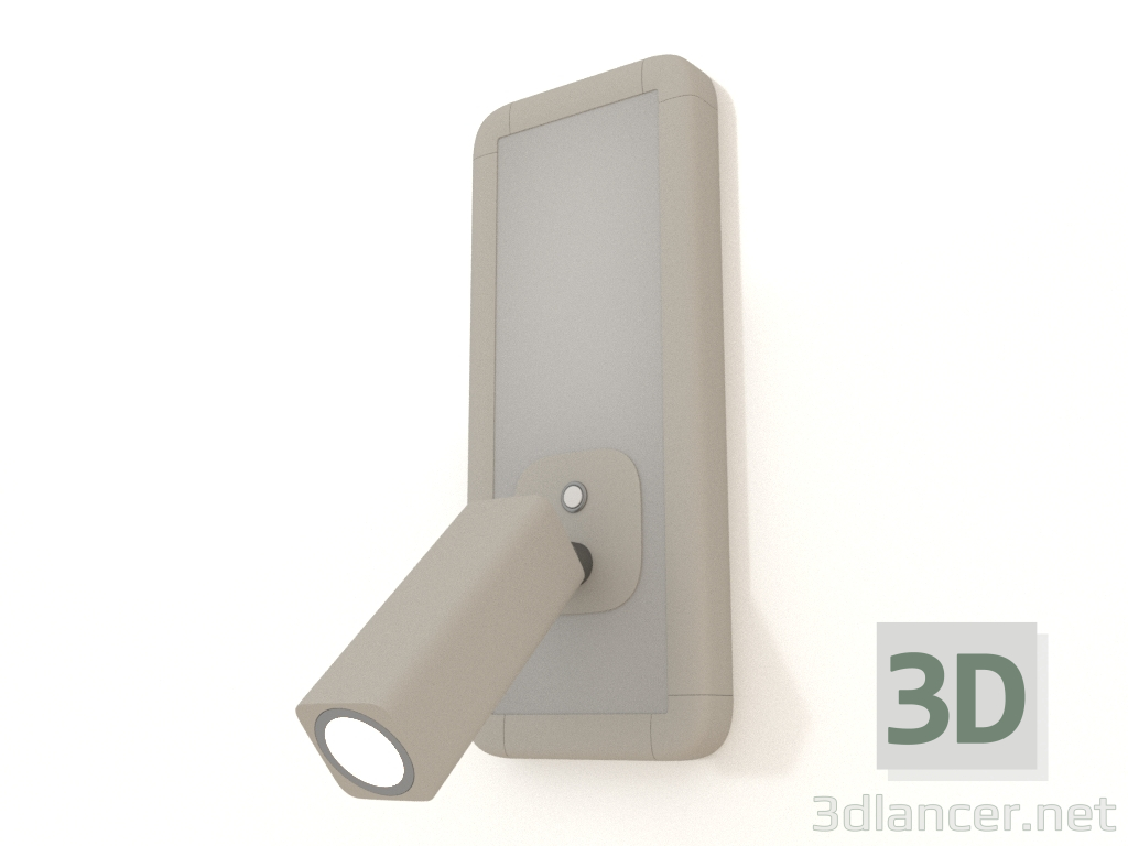 3D Modell Wandstrahler (5257) - Vorschau