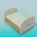 3d model Bed for teens - preview