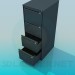 3d model Pedestal con cajones de oficina - vista previa