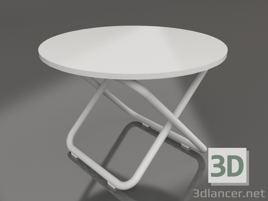 3D Modell Niedriger Tisch Ø60 (Grau) - Vorschau