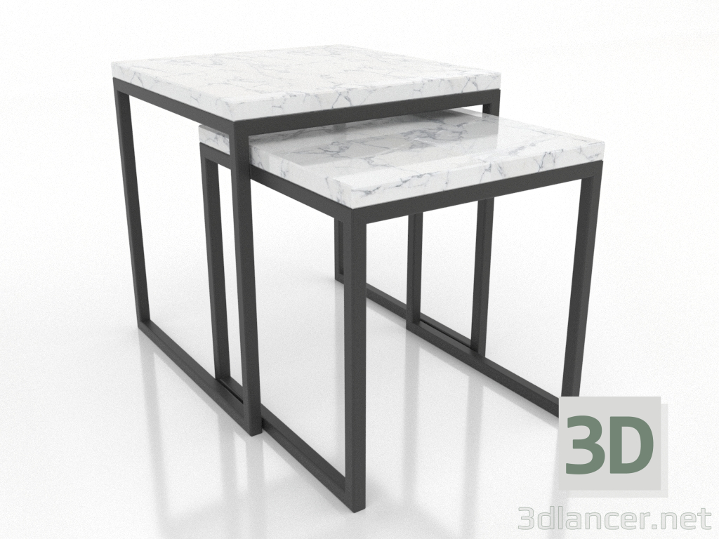 3d model Mesas de café - vista previa 3d model Mesas de café - vista previa