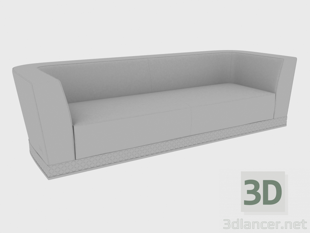 modèle 3D Canapé WELLES SOFA (272X100XH74) - preview