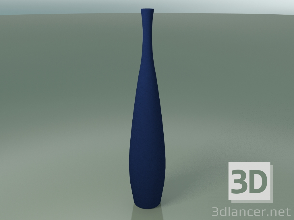 3d model Botella decorativa InOut (93, cerámica azul) - vista previa