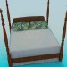 Modelo 3d Cama - preview