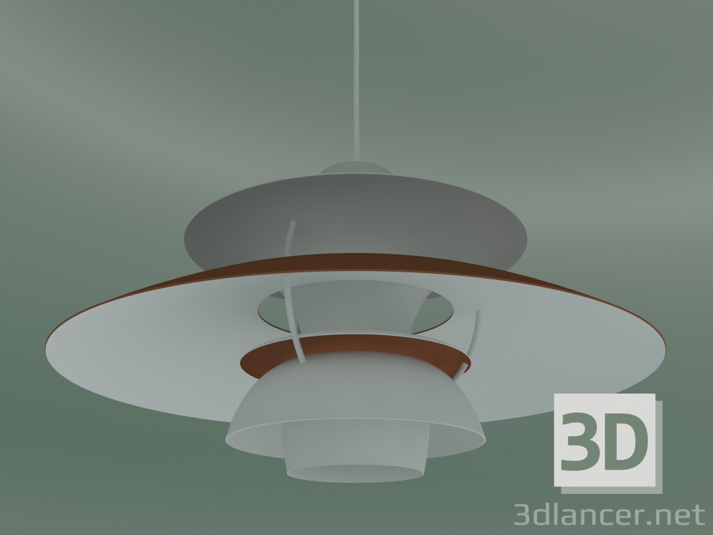 modèle 3D Suspension PH 5 (75W E27, CUIVRE) - preview