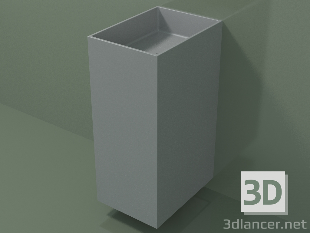 3D modeli Duvara monte lavabo (03UN16302, Silver Grey C35, L 36, P 50, H 85 cm) - önizleme