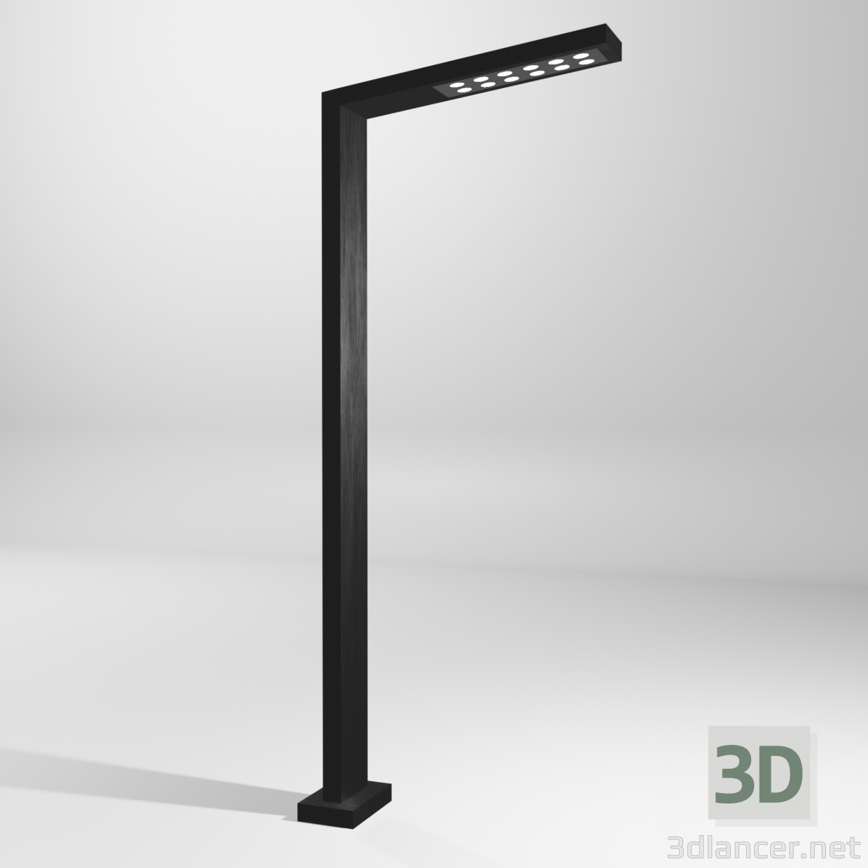 3d Street lamp model buy - render