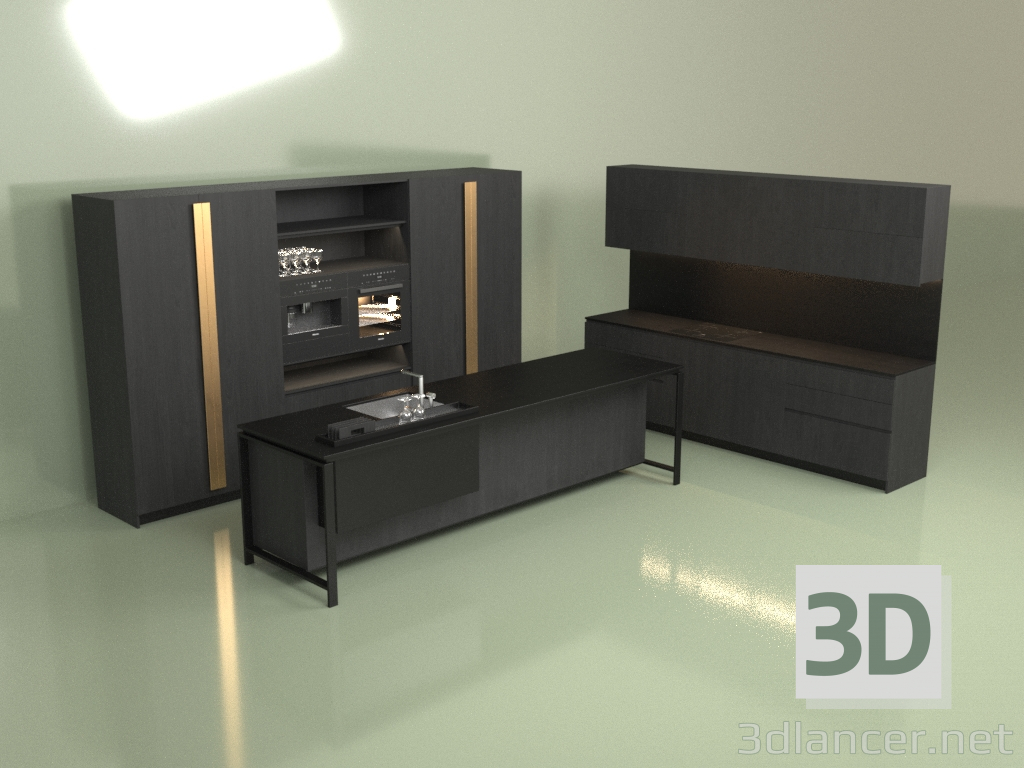 modello 3D Cucina MIA - anteprima