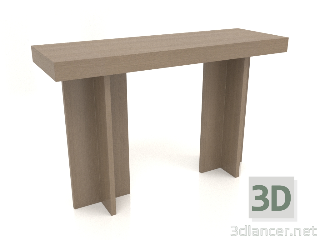 3d модель Стол консольный KT 14 (1200х400х775, wood grey) – превью