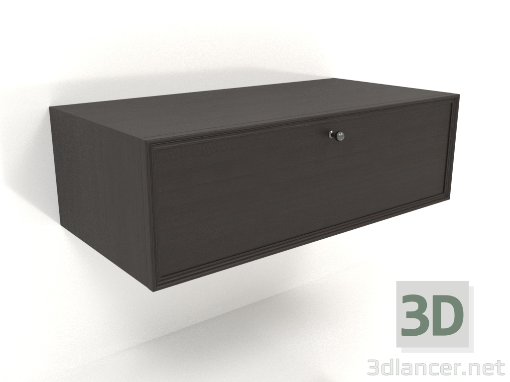 3d модель Тумба навесная TM 14 (800x400x250, wood brown dark) – превью