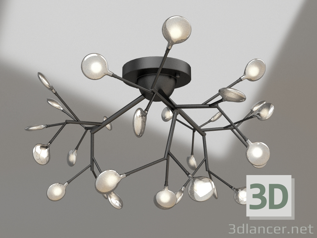 3D modeli Lamp Vetta siyah (şeffaf gölgeler) (07521-27,19(21)) - önizleme