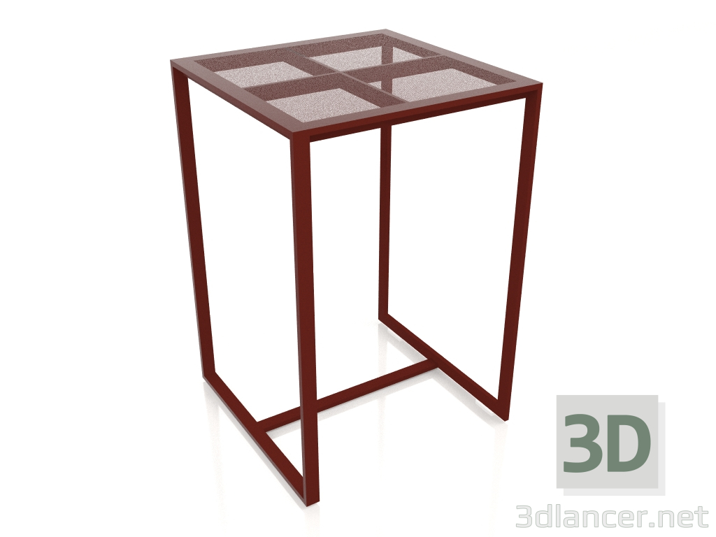 Modelo 3d Mesa de bar (vinho tinto) - preview