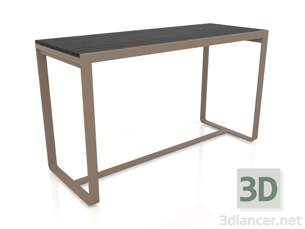 Modelo 3d Mesa alta 180 (DEKTON Domoos, Bronze) - preview