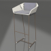 3d model High chair with back (Bronze) - preview