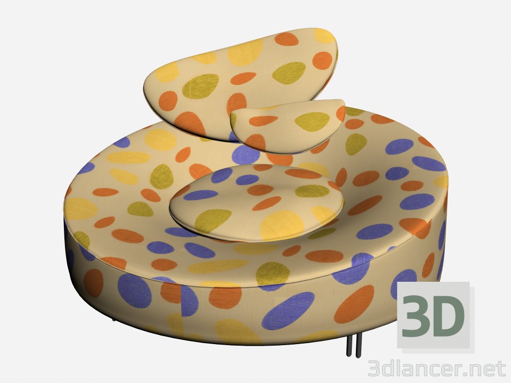 modèle 3D Chaise Ralace - preview