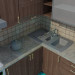 3d model Kitchen - preview