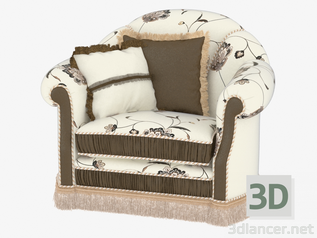 3d model Chair Bella Vita (13404) - preview