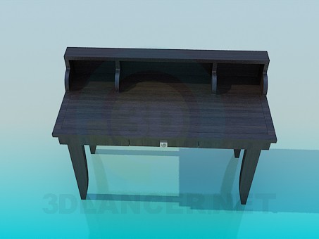 3d model Writing table - preview