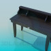 3d model Writing table - preview