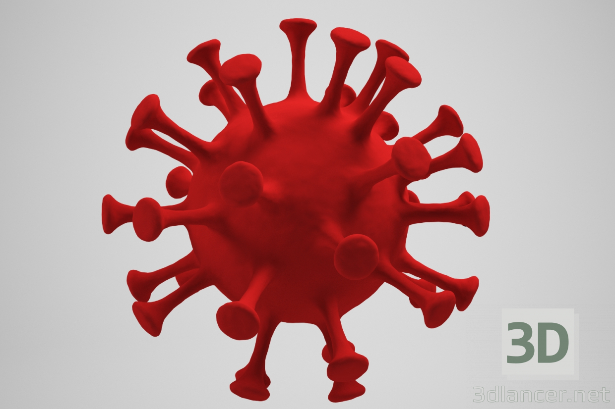 modèle 3D de virus du covid19 acheter - rendu