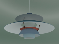 Pendant lamp PH 5 (75W E27, HUES OF BLUE)