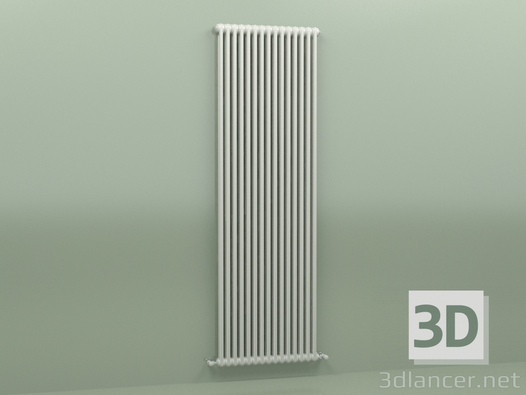 3d model Radiador TESI 2 (H 2200 15EL, gris Manhattan) - vista previa