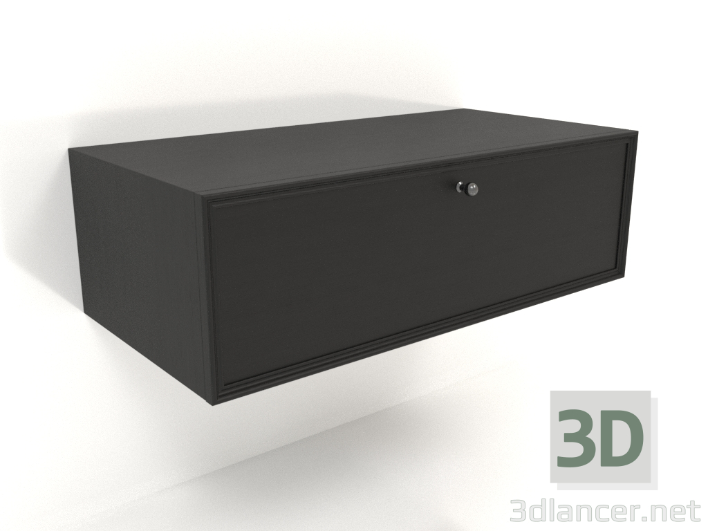 3D Modell Hängeschrank TM 14 (800x400x250, Holz schwarz) - Vorschau