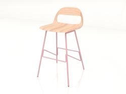 Silla semi-bar Leina (Rosa claro)