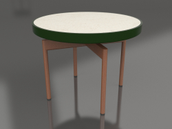 Mesa de centro redonda Ø60 (Verde botella, DEKTON Danae)