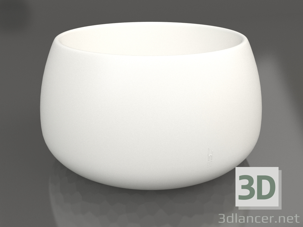 modello 3D Vaso per piante 3 (Grigio agata) - anteprima