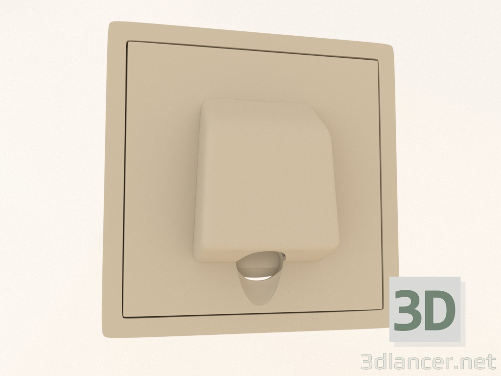 3d model Salida de cable (cachemira mate, DA87135) R98 - vista previa