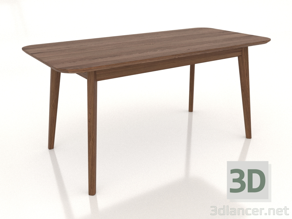 modello 3D Tavolo da pranzo LARGE 1600x750 mm (noce chiaro) - anteprima