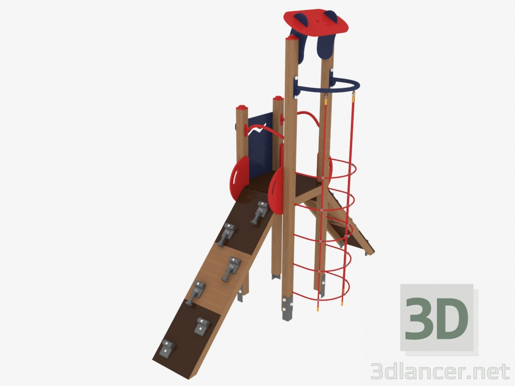 3d model Children's sports complex (7811) - preview