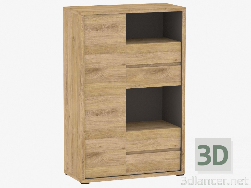 Modelo 3d Gabinete 1D-4S (TIPO 31) - preview