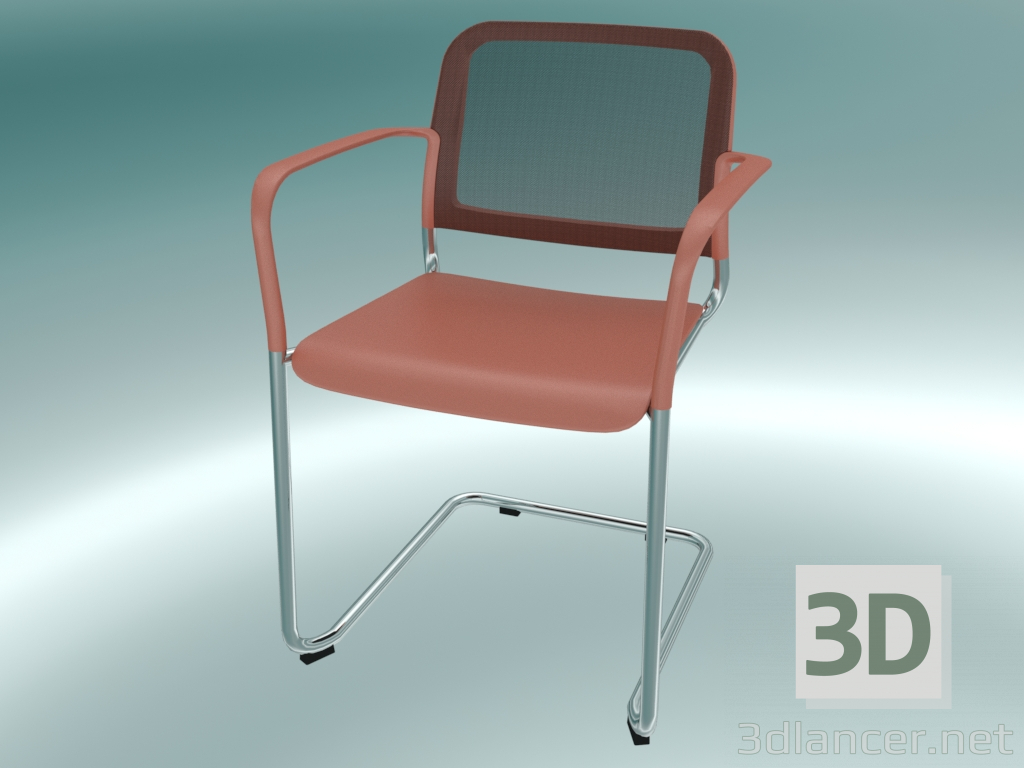 3d model Conference Chair (525V 2P) - preview