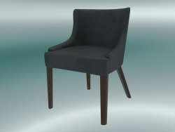 Demi-chaise Elias (gris foncé)