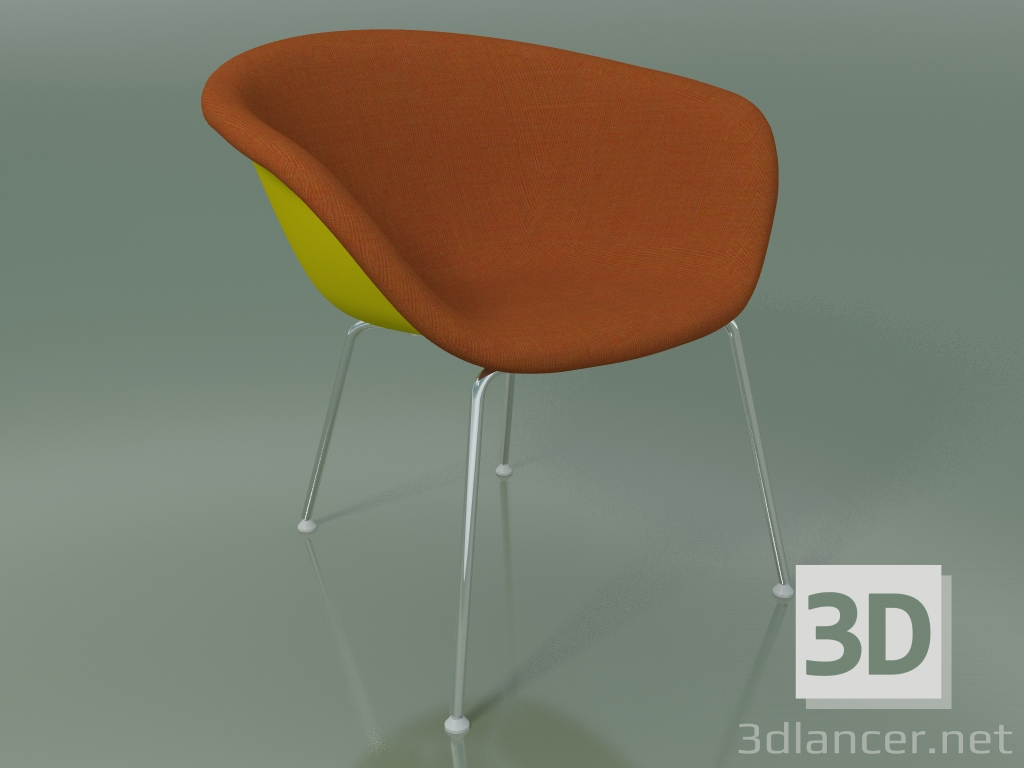 3d model Lounge chair 4212 (4 legs, with front trim, PP0002) - preview