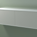 modello 3D Scatola doppia (8AUFBA03, Glacier White C01, HPL P02, L 144, P 36, H 48 cm) - anteprima