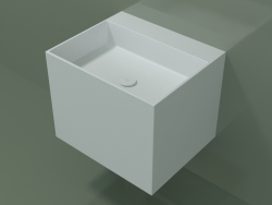 Lavabo sospeso (02UN33302, Glacier White C01, L 60, P 50, H 48 cm)