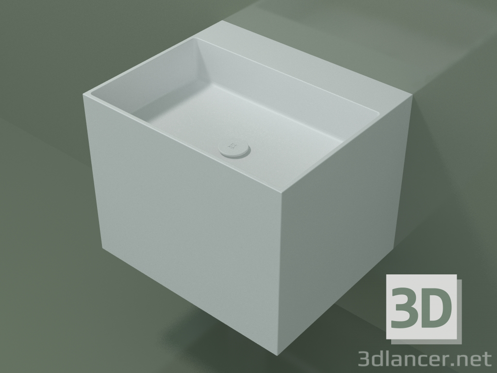 3d model Lavabo de pared (02UN33302, Glacier White C01, L 60, P 50, H 48 cm) - vista previa