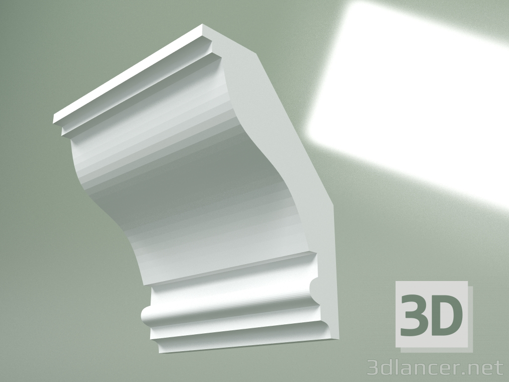 Modelo 3d Cornija de gesso (plinto de teto) KT359 - preview