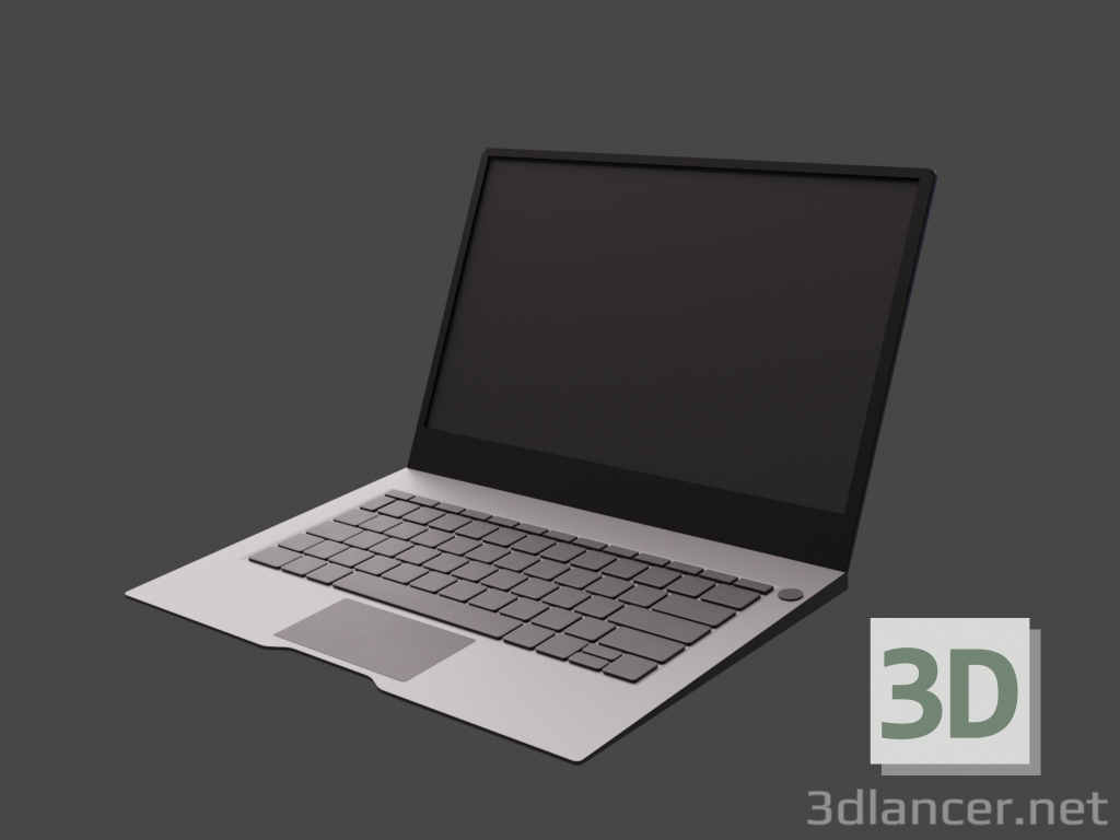 modello 3D Laptop Honor MagicBook 14 - anteprima